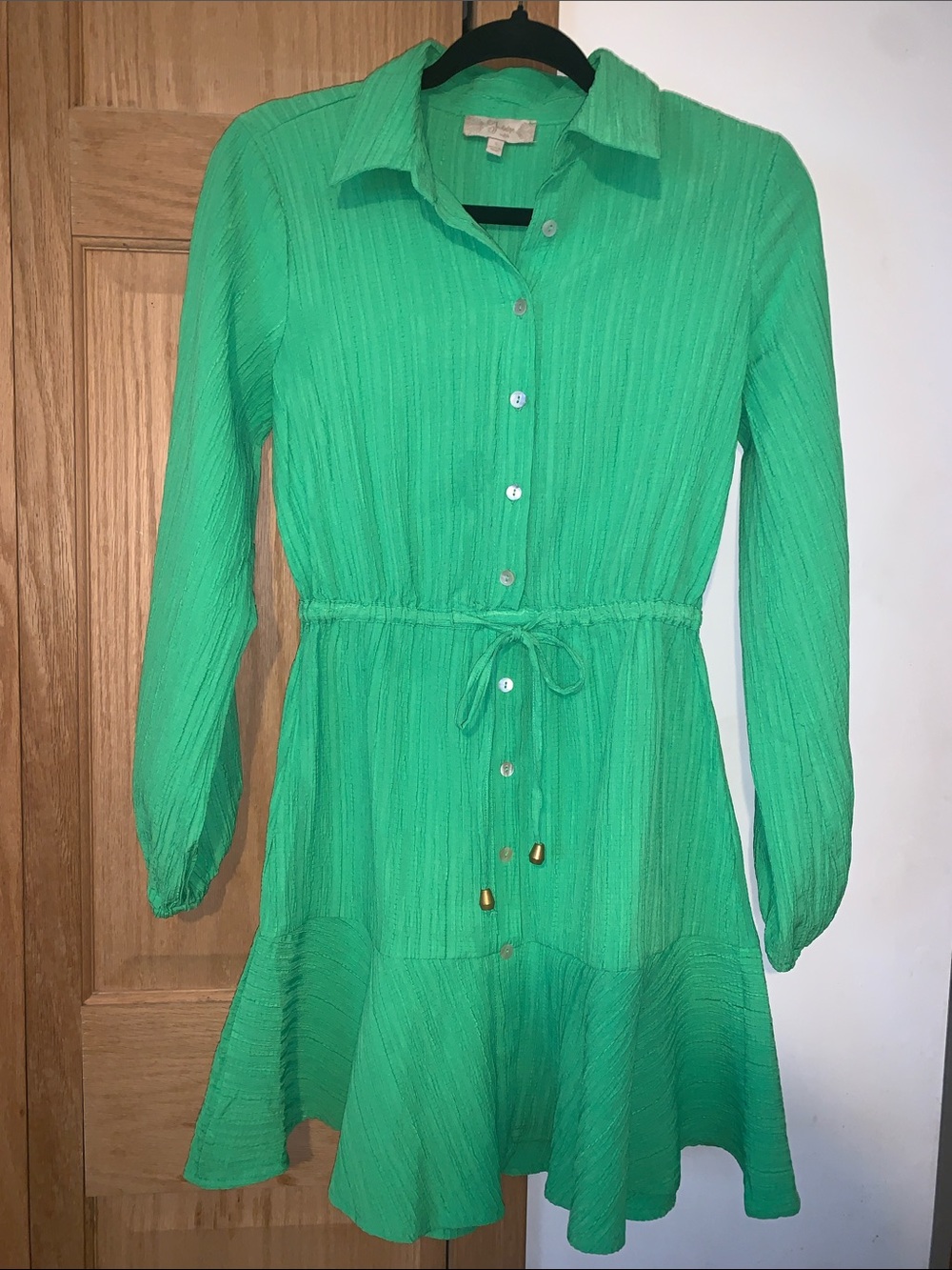 Indulge Button Down Drawsting Dress